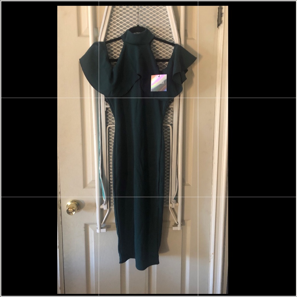 *MissGuided off shoulder midi dress